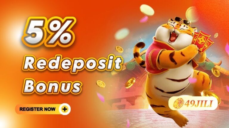  5% Redeposits Bonus Reward